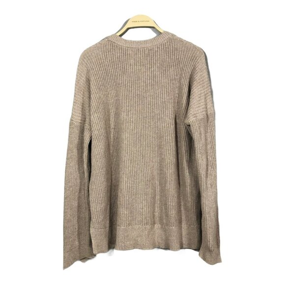 Lush Sweater Women Size S Strappy Laced Hi Low Loose Slouchy Comfy Relax Hipster - Picture 2 of 12